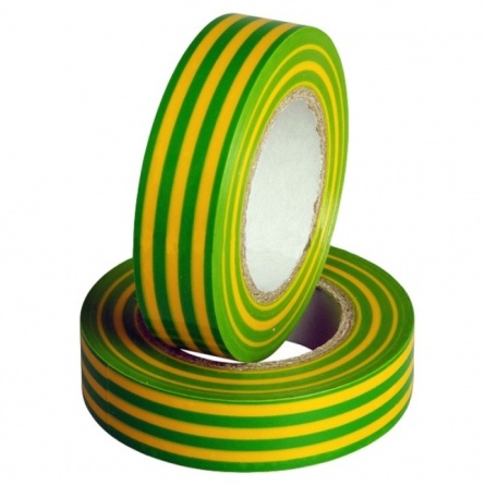 Изолента профессиональная 0,18Х19мм желто-зеленая Rexant фото 1